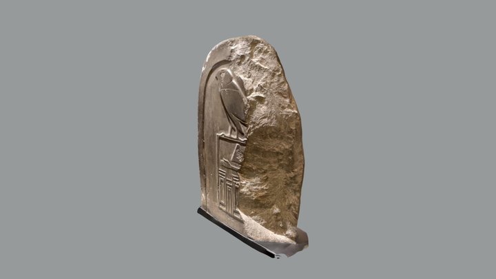 Stela of King Qa'a - National Museum of Egyptia… 3D Model