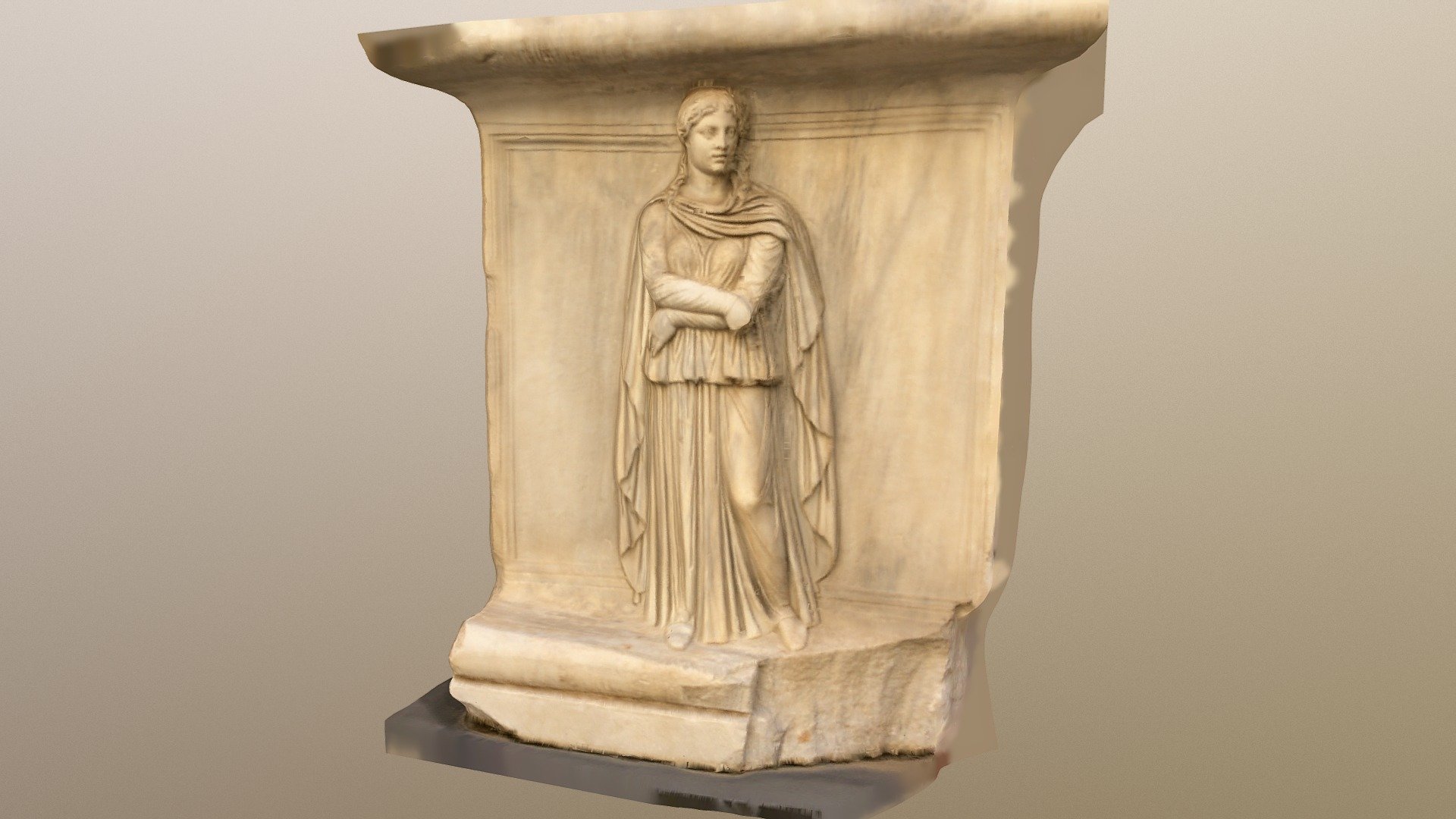 Statue Cour du Capitole Rome