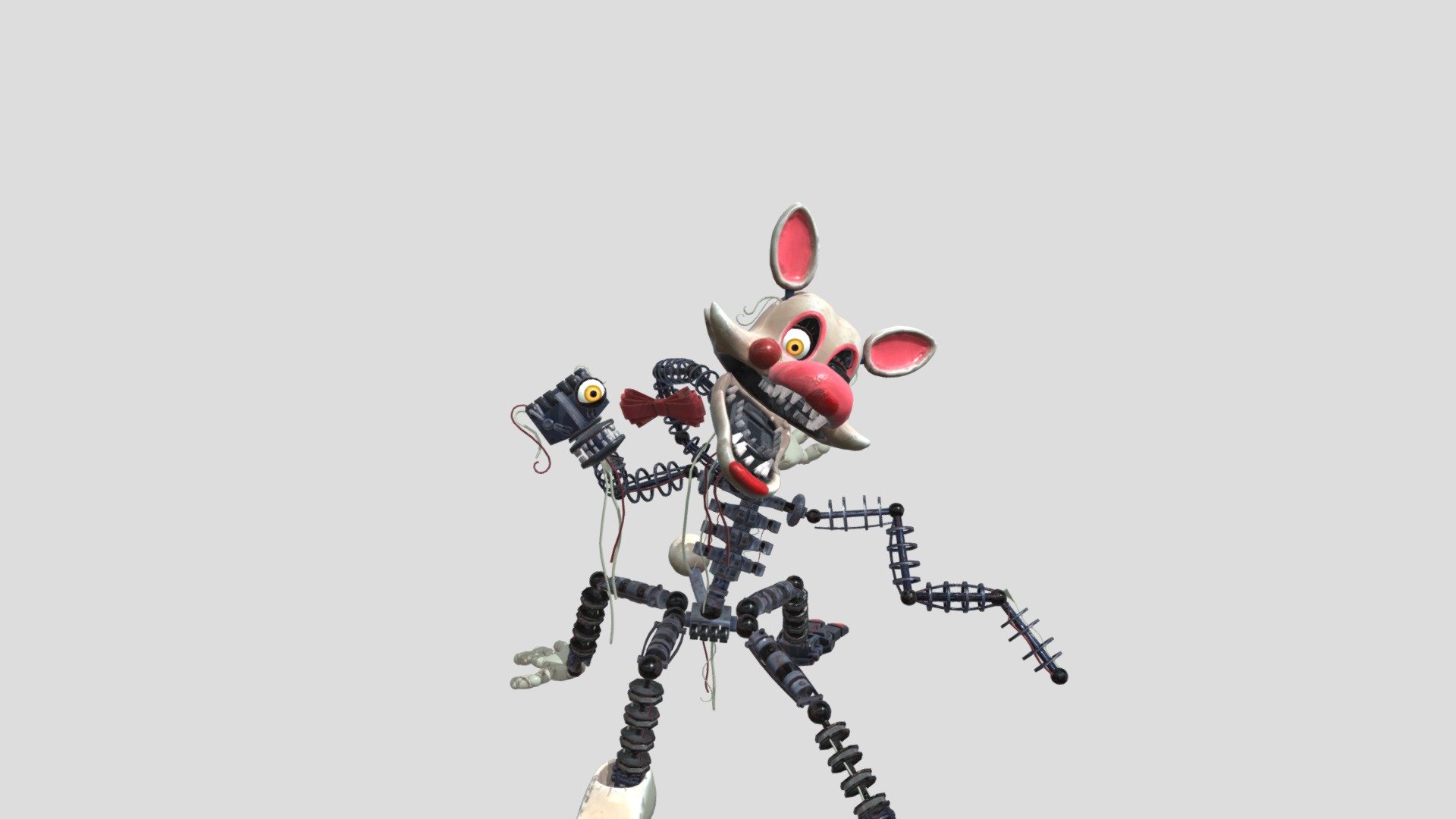 Why is mangle the only moving animatronic (other than W.freddy) in