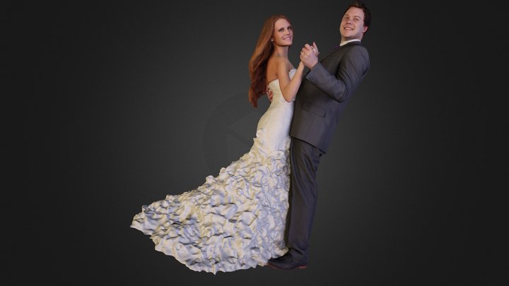 Bride and Groom print 3D Model