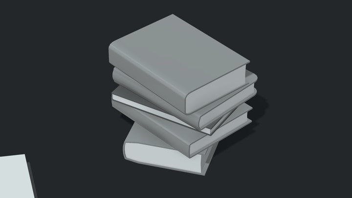 FMB_Books_01 3D Model