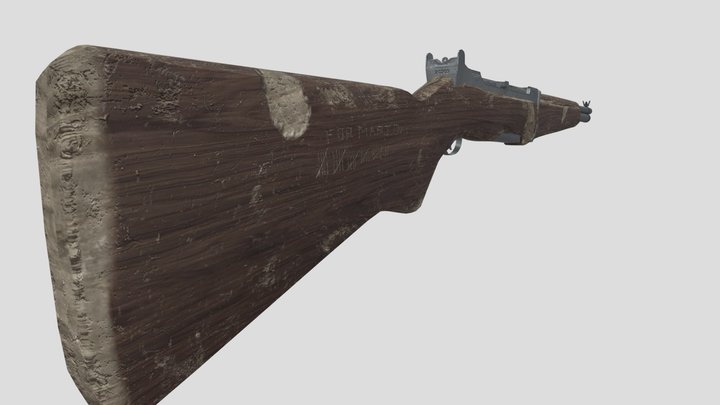 Cpl. Welner's LX-1 Battle Rifle 3D Model