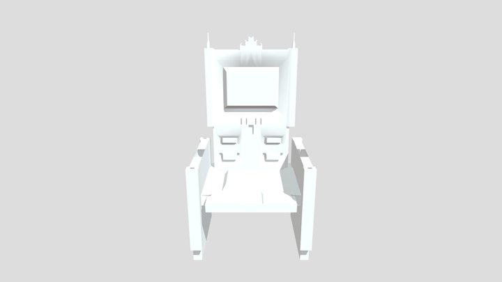 Throne Seat-2 3D Model