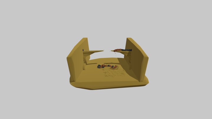 train crash 3D Model