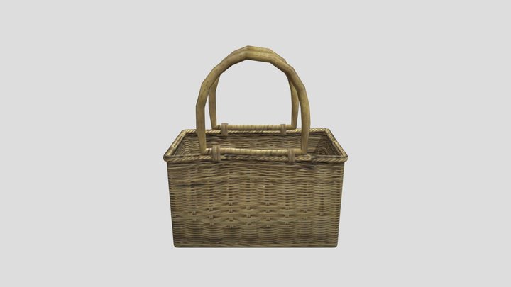Market Basket 3D Model