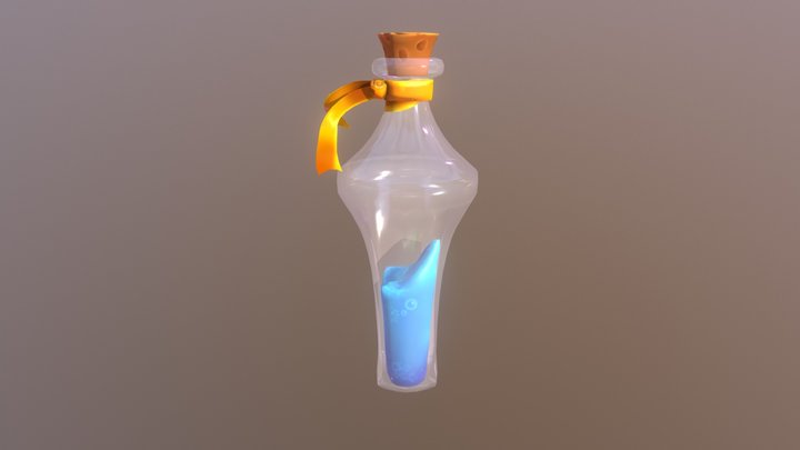 Potion flask 3D 3D Model