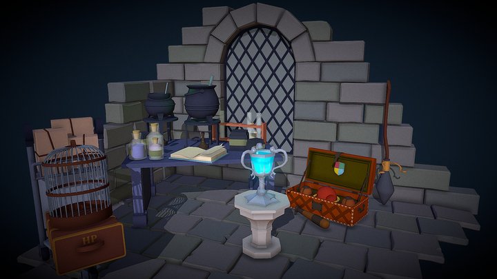 Harry Potter corner – Modelo 3D gratuito STL