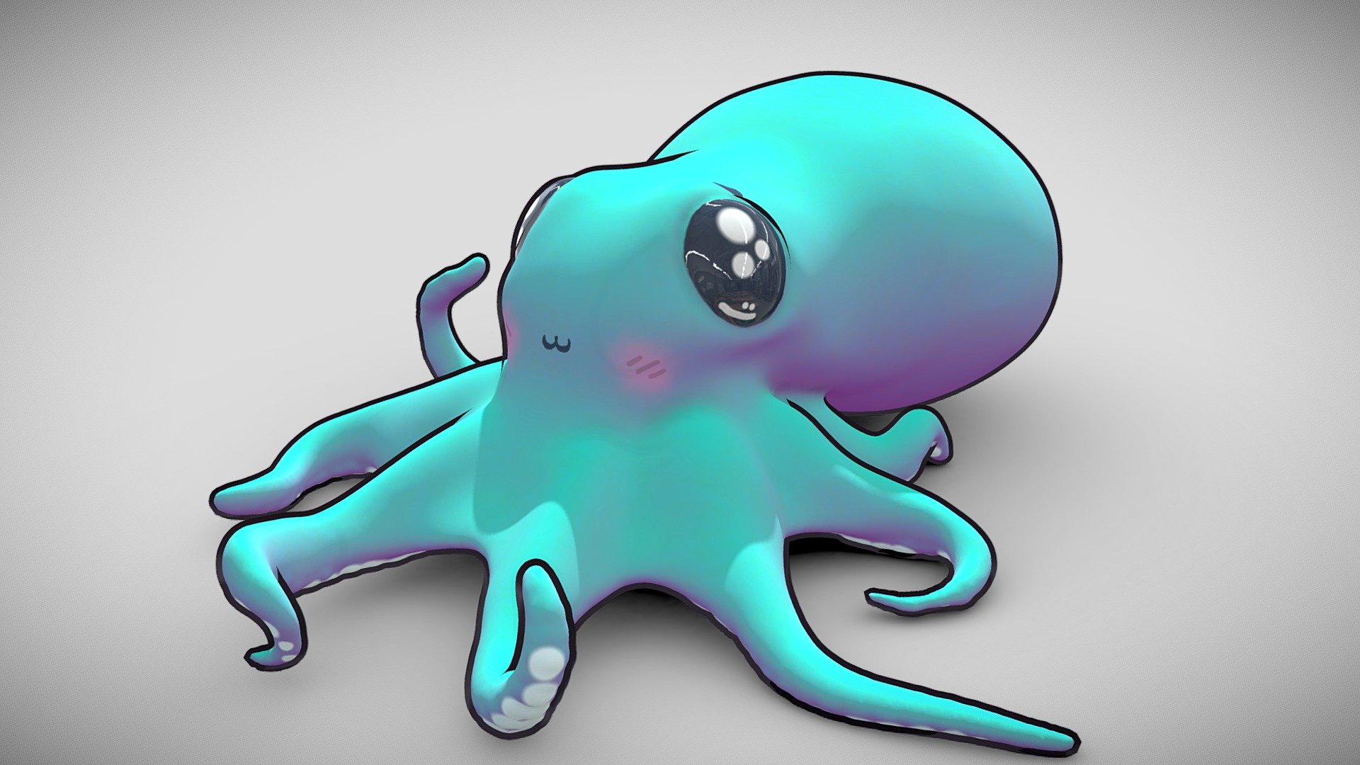 Gregormy the Octopus - Download Free 3D model by Sammi_stapley [16e10a6