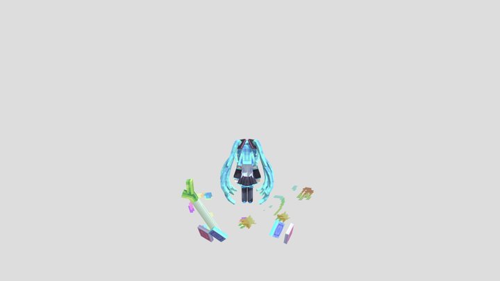 Hatsune Miku 3D Model