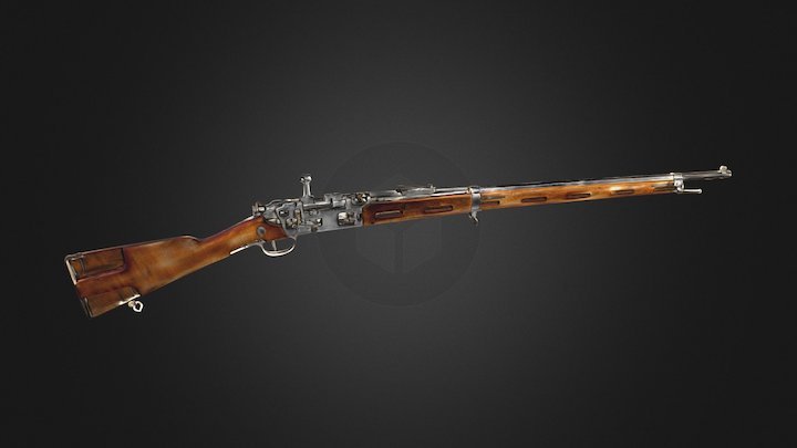 Coupe d'instruction du fusil Lebel – Modello 3D gratuito STL