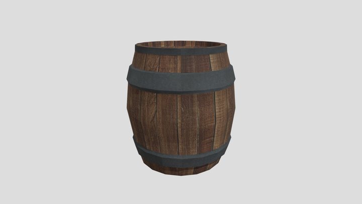 Barrel_3D Model 3D Model