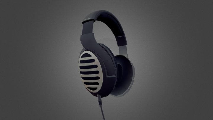 Head Phones Sennheiser HD 515 Draft 3D Model