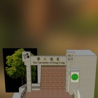 East Gate and Staircases by So Chit Lam 3D Model