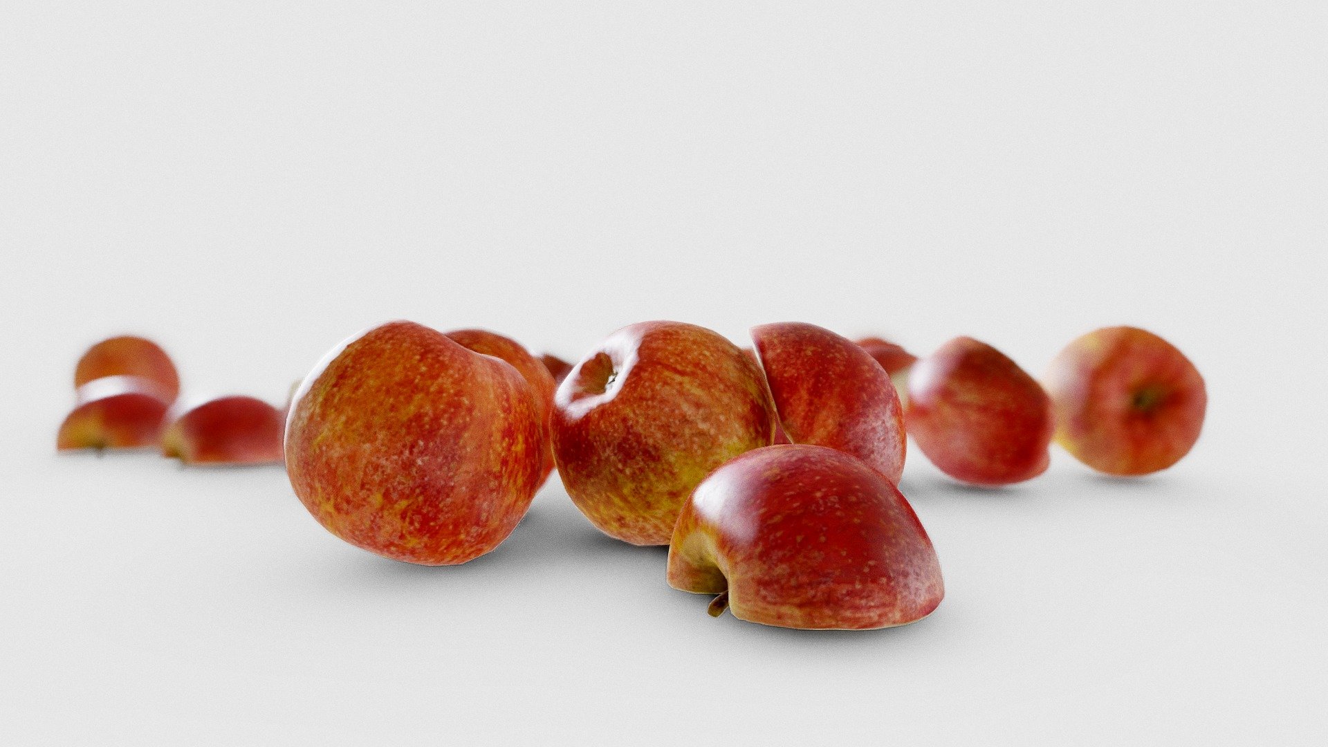 Photoscanned Apples