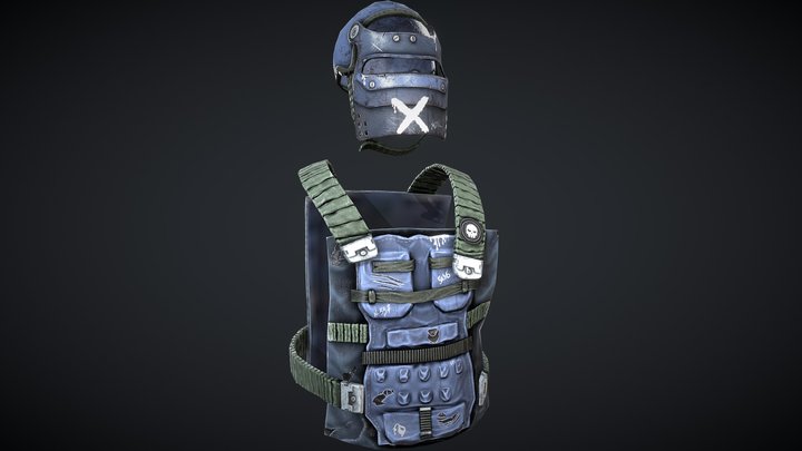 Sapper Metal Armor 3D Model