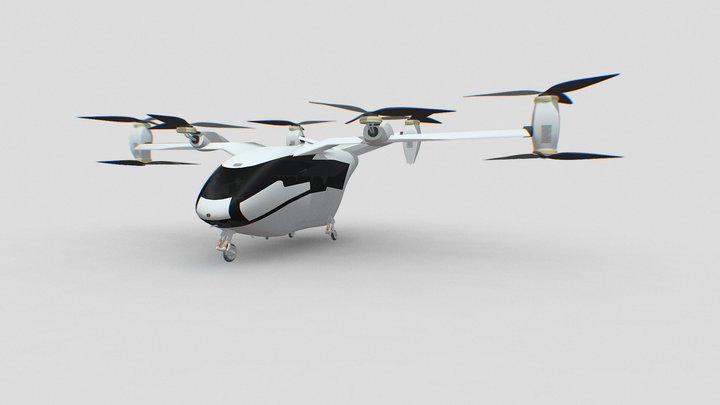 CICONIA  Inter City Air bus 3D Model