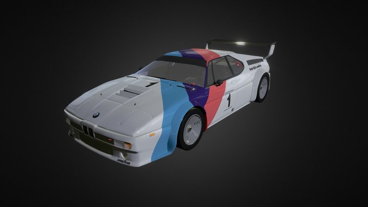 Bmw M1 Procar 3D Model