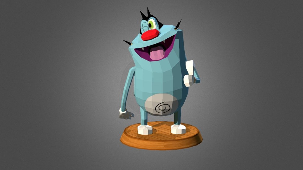 Oggy - 3D model by Paper Factory Việt Nam (@paperfactory.vn) [16e5fae ...