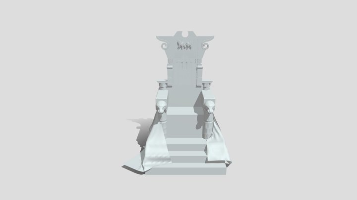 Prince of Persia Throne (High-Poly) 3D Model