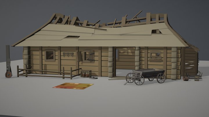 XYZ Color Draft 04 3D Model