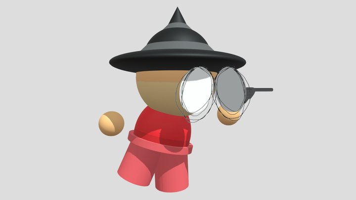 Decimated Banbi 3D Model