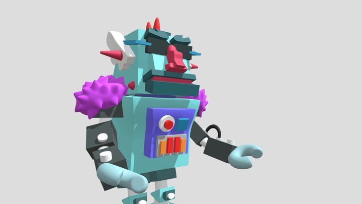 The Coolest Robot 3D Model