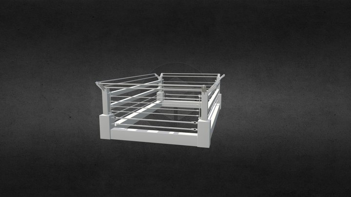 Jurassic Park Cage 3D Model