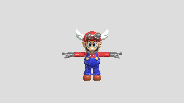 N64 Mario 3D Model