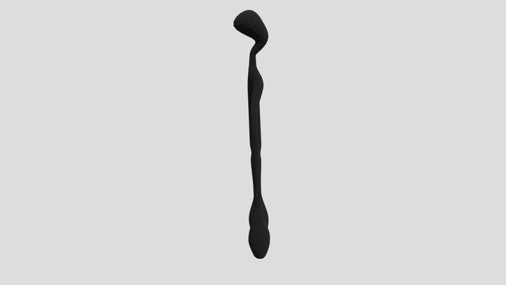 Abstract Humanoid Silhouette - Minimalist 3D Art 3D Model