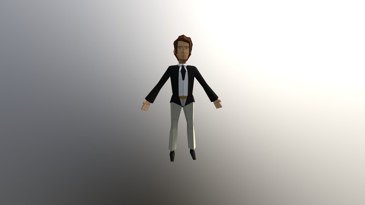 James Brooke 3D Model