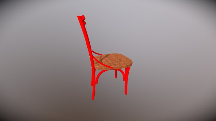 Chair 3d model fps room low poly 3D Model