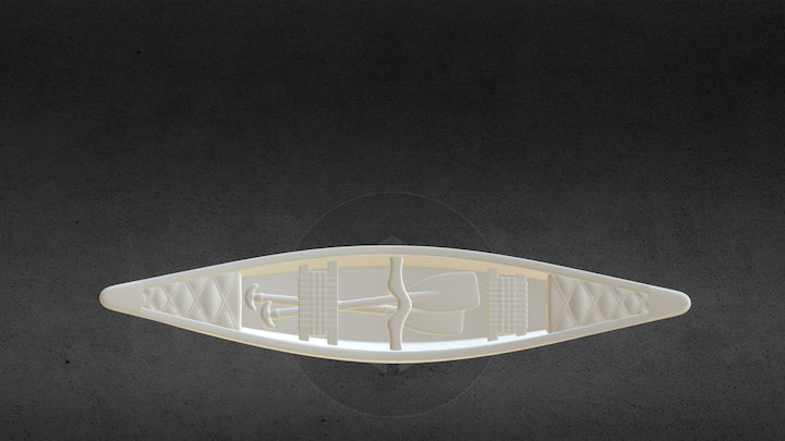 Expedition Canoe 3D Model