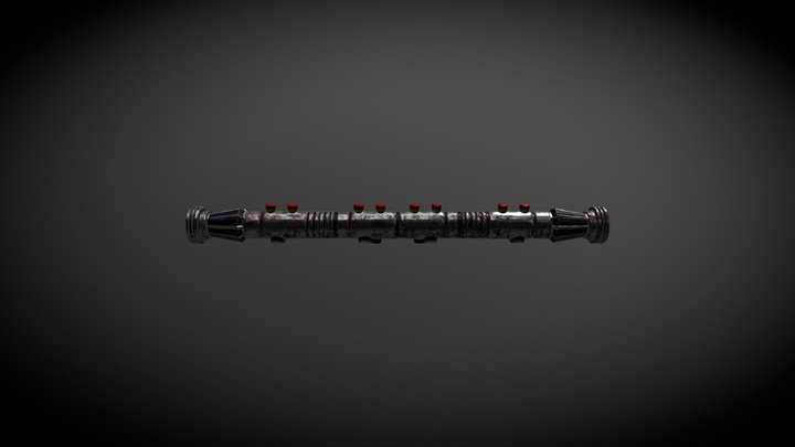Darth Maul Lightsaber 3D Model
