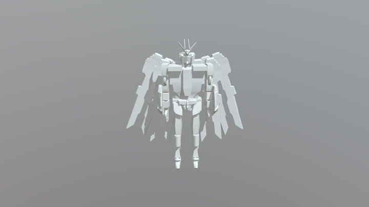 Strike Freedom Gundam 3D Model