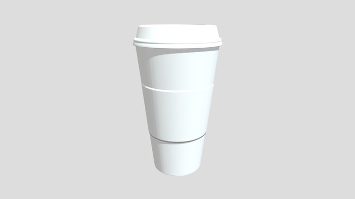 Coffee Cup (less dense) 3D Model