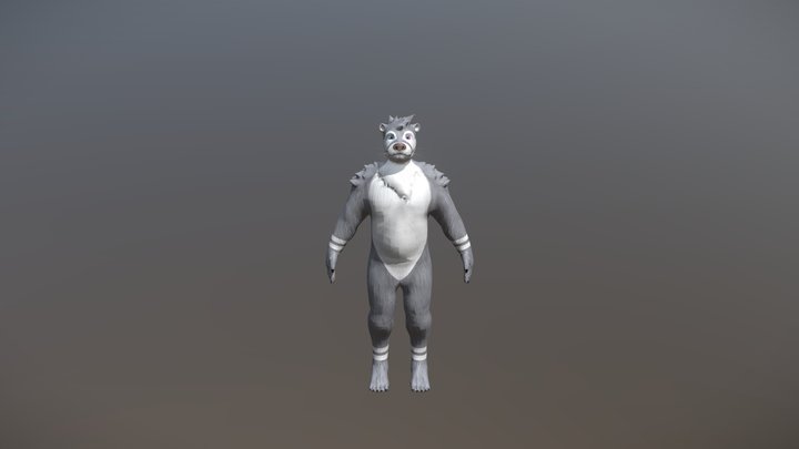 Otter VTuber Avatar 3D Model
