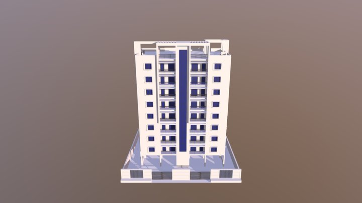 Apartment Building - 3D Model 3D Model