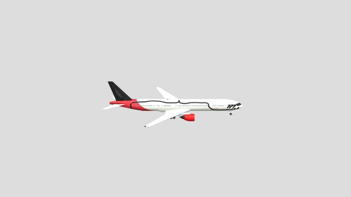 777 ULR ultra long haul concept for traveling 3D Model
