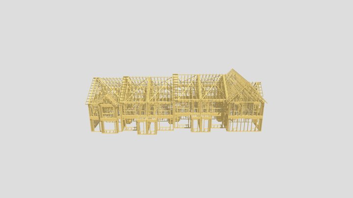 Terraced House (opened)2 3D Model