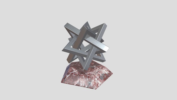 Geometric Sculpture Design 6/1 3D Model