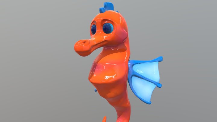 Seahorse 3D Model