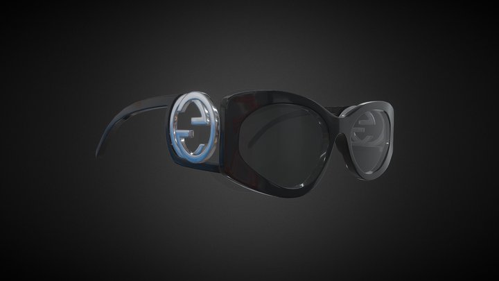 Gucci Sunglasses 3D Model