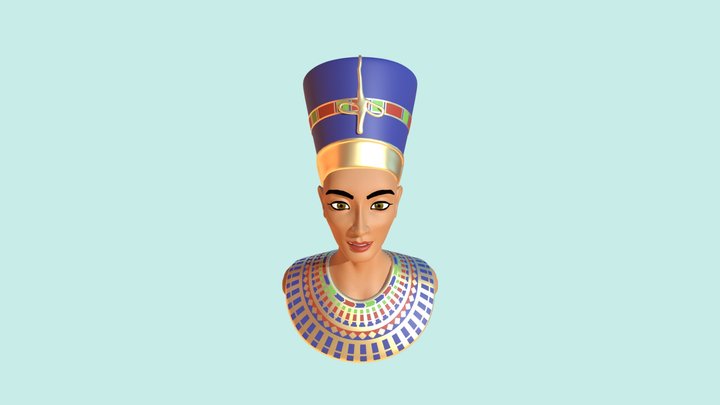 Nefertiti 3D Model