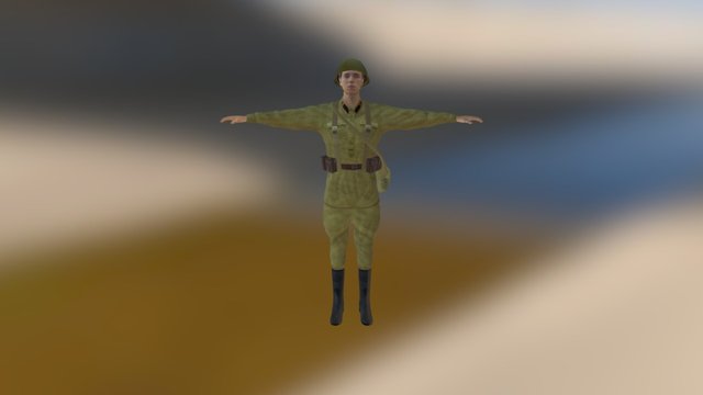 soldier 3D Model