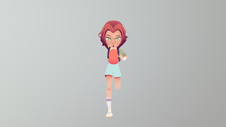 Kayleight (Animation Run) 3D Model