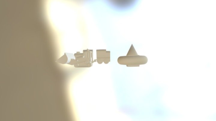 Trainengine 3D Model