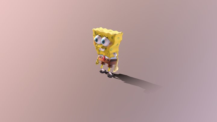 Hip Hop Dancing spongebob 3D Model