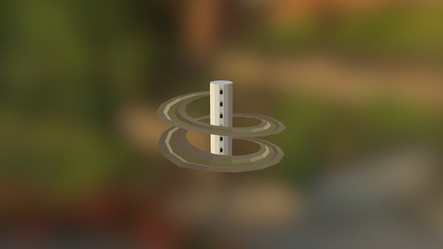 Circle Terrain 3D Model