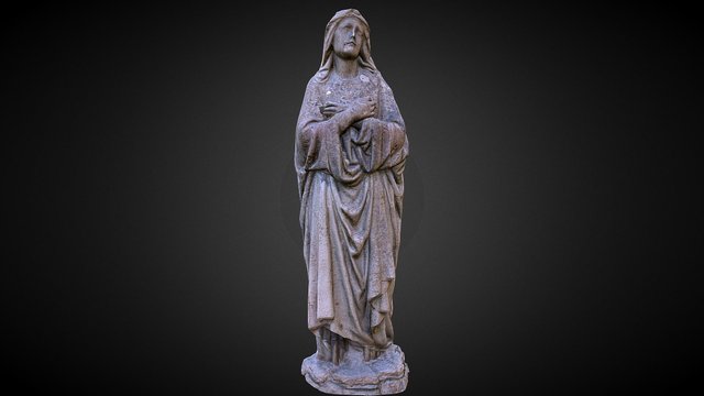 STATUE LOW TRI 3D Model