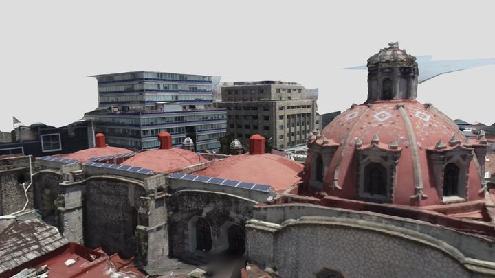 Cupula Templo de San Francisco 3D Model